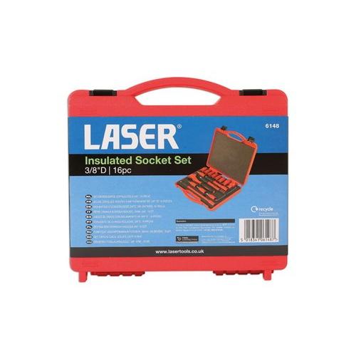 LASER-6148 3/8"D 16ピースソケットセット 絶縁工具_4