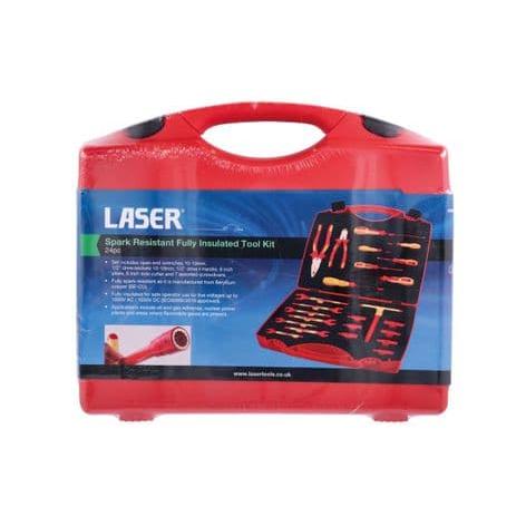 Laser-8509 耐スパーク完全絶縁ツールキット 24pc 絶縁工具 防爆工具の画像