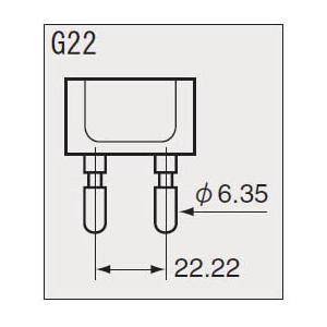 AL-GSR-10-32L　ハロゲンランプ　口金：Ｇ２２　東芝エルティエンジニアリング製_2