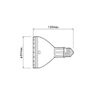Philips CDM-R 70W/830 PAR30L 30°フィリップス コンパクト