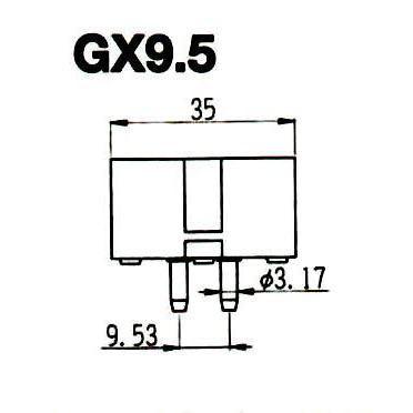 FCD100V500WG/D　ハロゲンランプ （富士電球） 口金：GX9.5_2