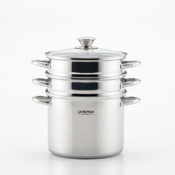 落合 務」IH200V対応スチーム＆パスタポット20cm LB-177_1