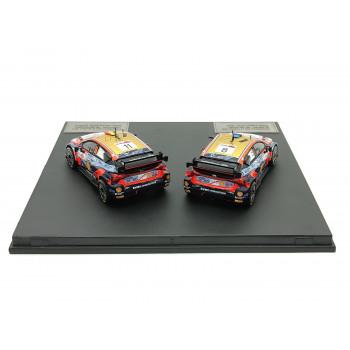 KBモデル(PCT) ヒョンデ i20 N Rally1 22ラリージャパン 1-2フィニッシュ ♯11＆♯8 2台セット 1/43スケール SET02HYJP_2