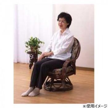 今枝商店　Romantic Rattan　籐回転座椅子　ミドルハイタイプ　S583B_3