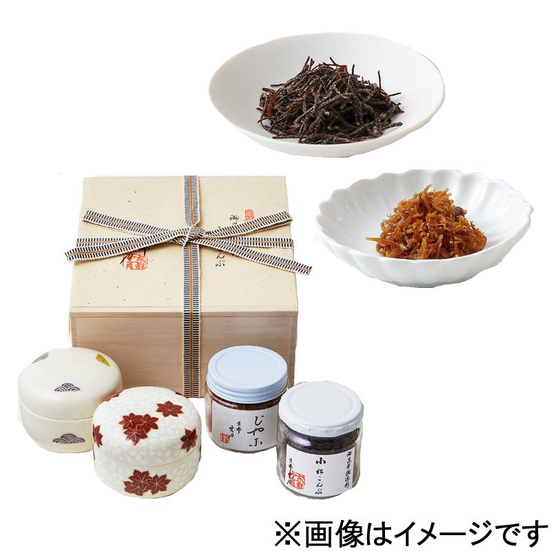 京都 雲月 小松こんぶ・じゃこ詰合せ 陶器付(雲錦 1個、青海波1個)※平置き 雲月 陶器付(雲錦 京都 1個、青海波1個)※平置き 小松こんぶ・じゃこ詰合せ Q1197640510(11138円)