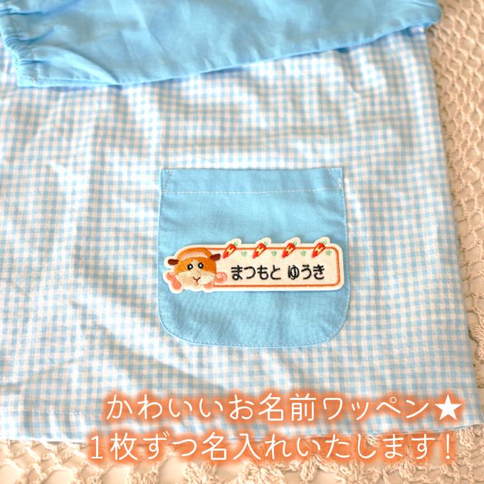 ブロドリー お名前ワッペン PUI PUI モルカー キャラクター 1行 3枚
