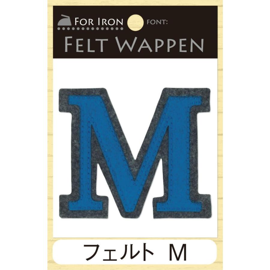 おなまえワッペン アルファベット 2枚 文字2cm ブロドリー 文字ワッペン アルファベット フェルト 1枚 名前 アイロン