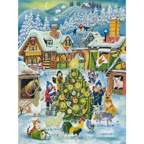 231円 半額 アドベントカレンダー 輝くツリー クリスマス装飾品