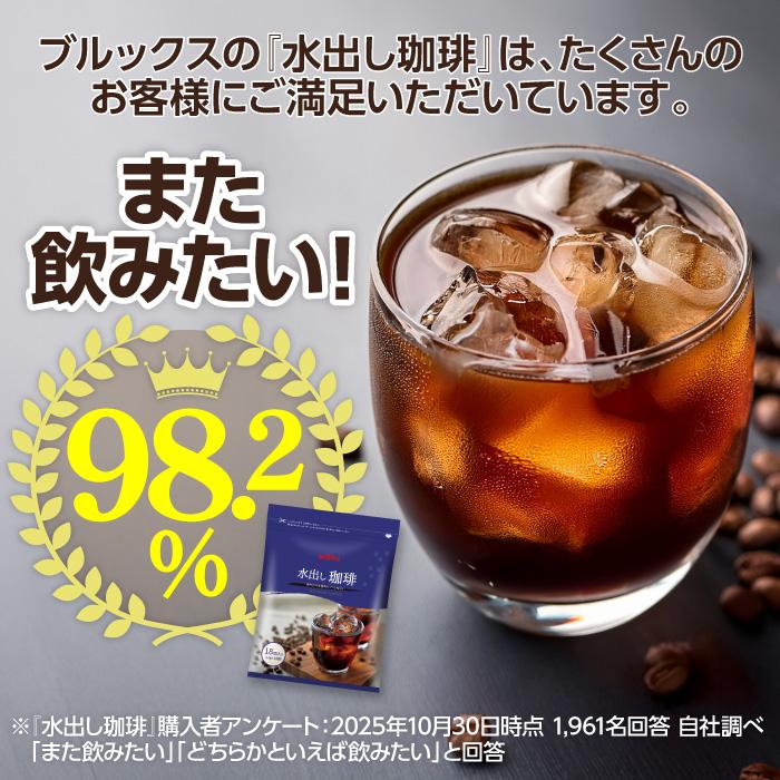 ブルックス（BROOK'S） 水出し珈琲2袋セット 無糖 水出しコーヒー