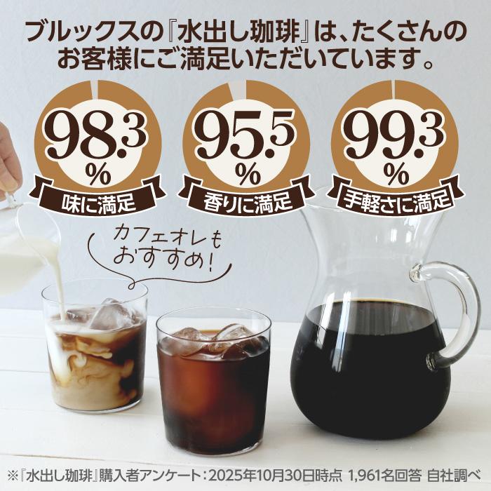 ブルックス（BROOK'S） 水出し珈琲2袋セット 無糖 水出しコーヒー