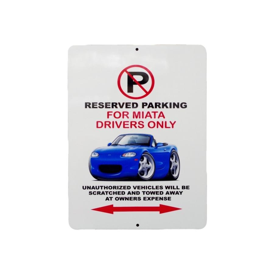 ロードスター Nb ミアータ パーキングサイン ガレージ お部屋のおしゃれアイテム アルミ製 In016 Creek Factory Web Shop 通販 Yahoo ショッピング