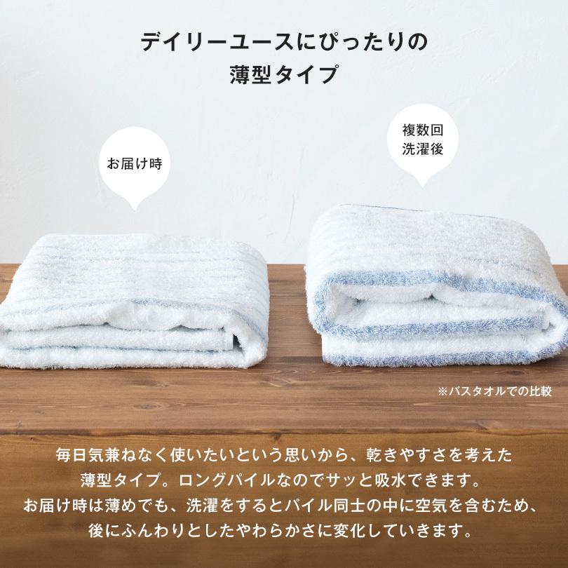 今治タオル バスタオル 1枚 ナチュラルボーダー タオル 送料無料
