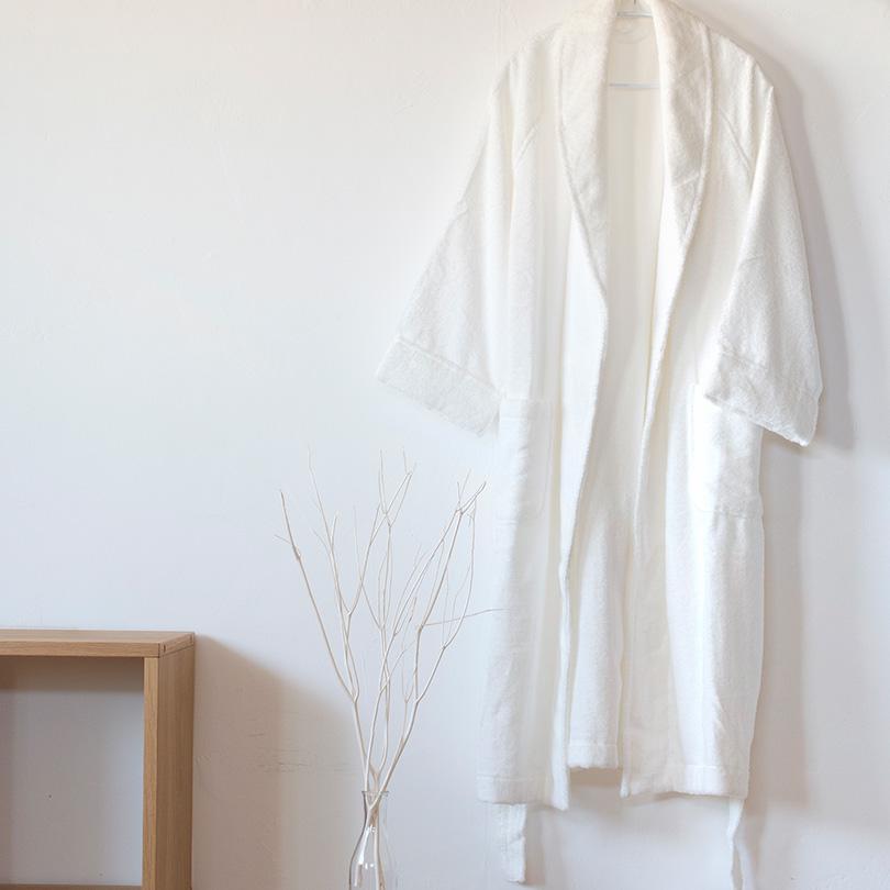今治タオル（imabari towel） (お名前刺繍入り)バスローブ 名入れ LL