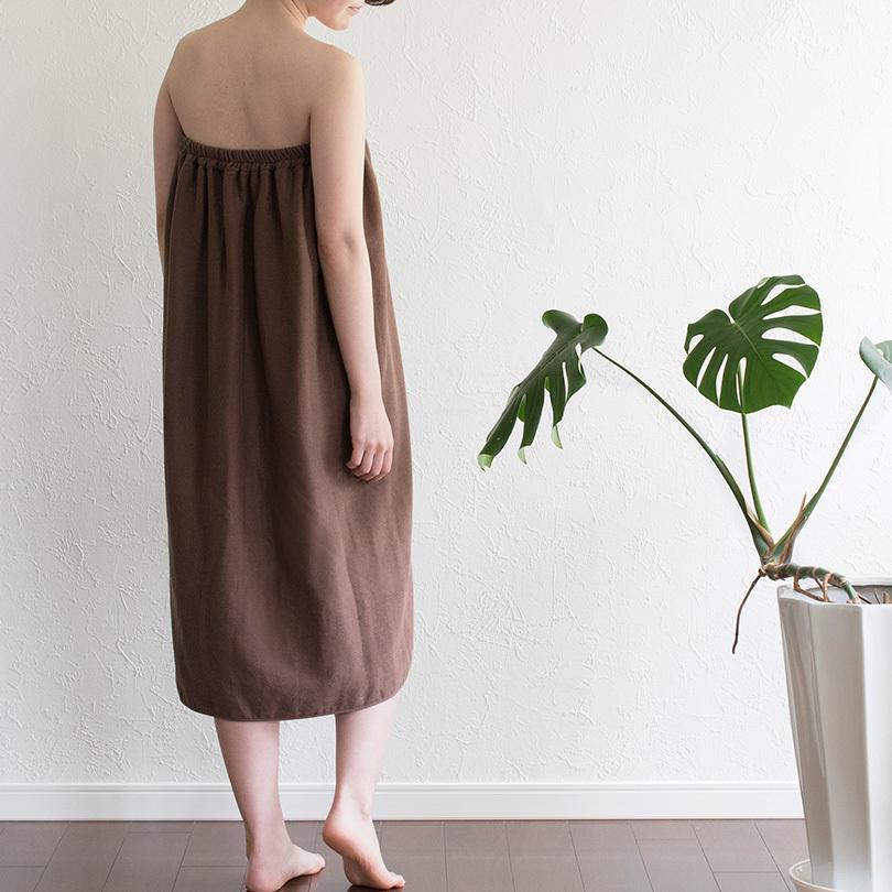 ご購入者様決定 ラップタオル 大人用 巻きタオル 茶色 ボタニカル アジアン エスニック ご購入者様決定 ラップタオル 大人用 巻きタオル 茶色 ボタニカル