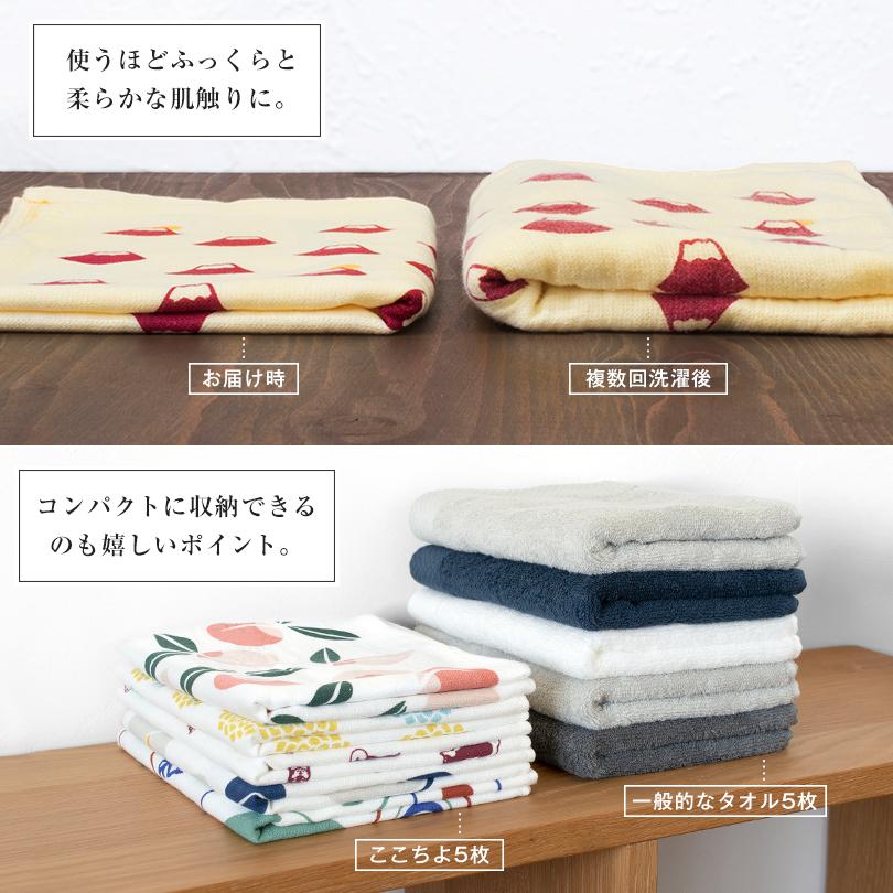 泉州タオル (ギフト) ガーゼタオル フェイスタオル 2枚セット ここちよ