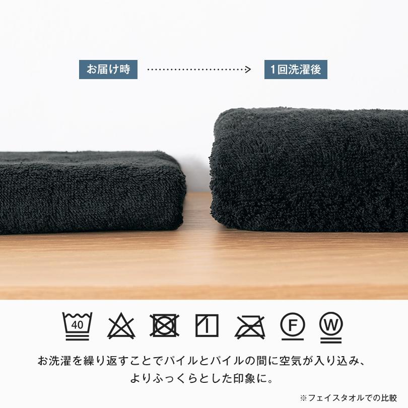 (ギフト) (お名前刺繍入り) 今治タオル バスタオル1枚+フェイスタオル1枚  レオン 名入れ タオル 送料無料 ※紙袋付き | 今治タオル | 07