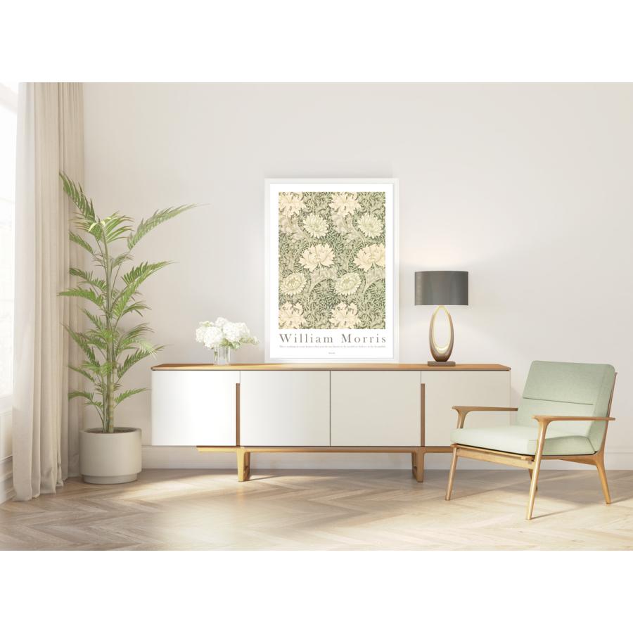 4年保証 アートポスター ウィリアム モリス 植物 花 おしゃれ デザイン 北欧 シャビーシック ヴィンテージアート レトロ テキスタイル ボタニカル インテリア Ap059 返品送料無料