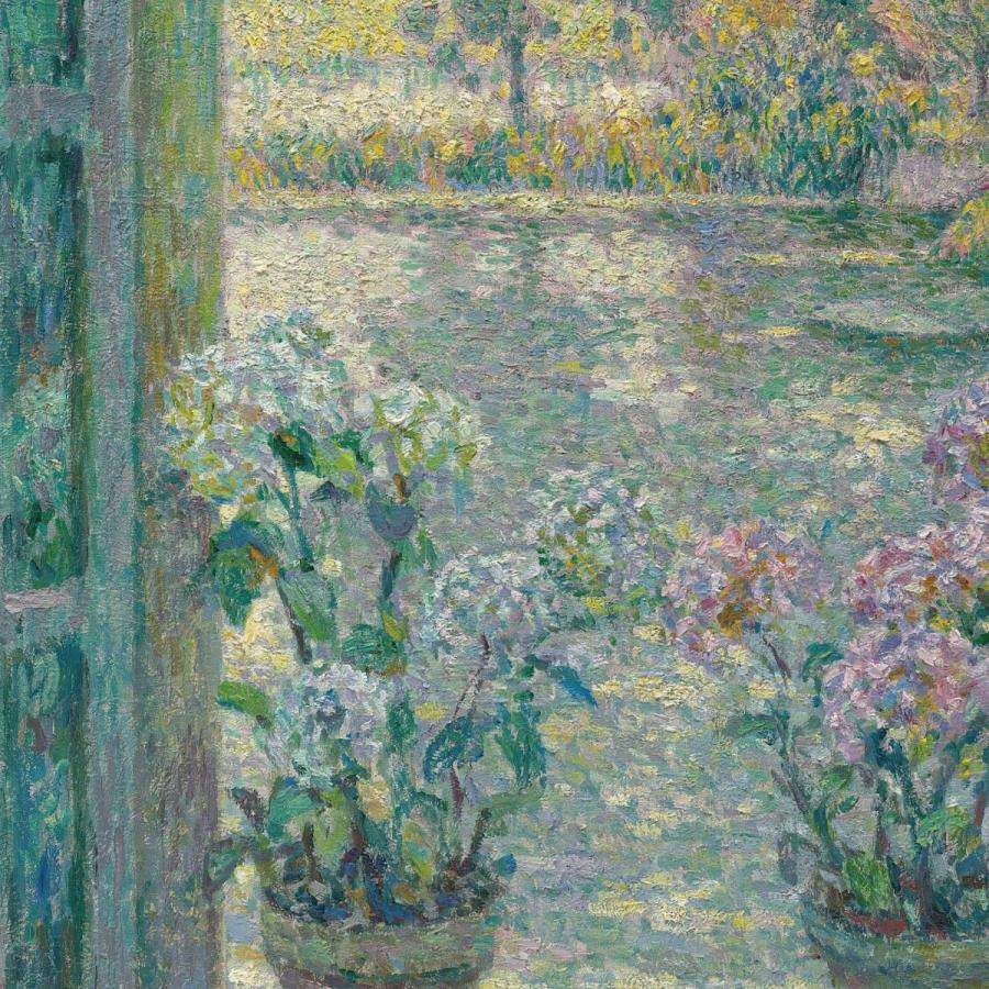 アートポスター アンリ・ル・シダネル 紫陽花 あじさい 絵画 名画