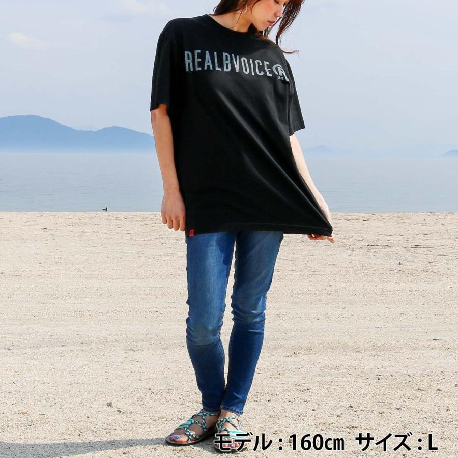 リアルビーボイス REAL B VOICE 半袖Tシャツ 10371-11496 Rマーク ベーシックＴシャツ サーフ ブラック｜bros-clothing｜04