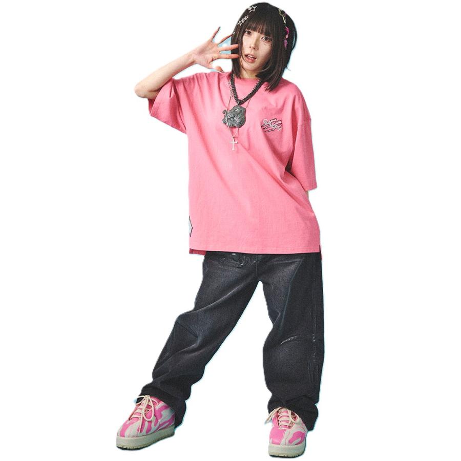 GALFY ガルフィー 半袖Tシャツ 覚醒ビースト 犬口ゴピンク GALFY（ガルフィー） 覚醒ビーストTee (解) 半袖 Tシャツ オーバー