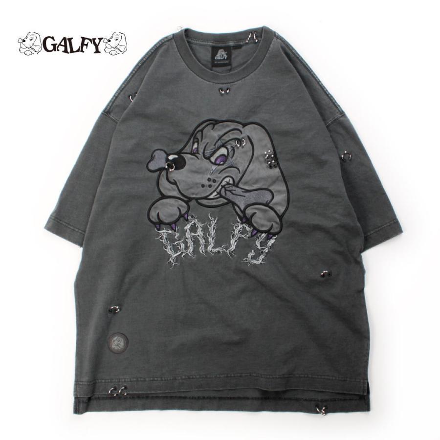 GALFY（ガルフィー） 半袖Tシャツ 162028 バチバチピアス Tee