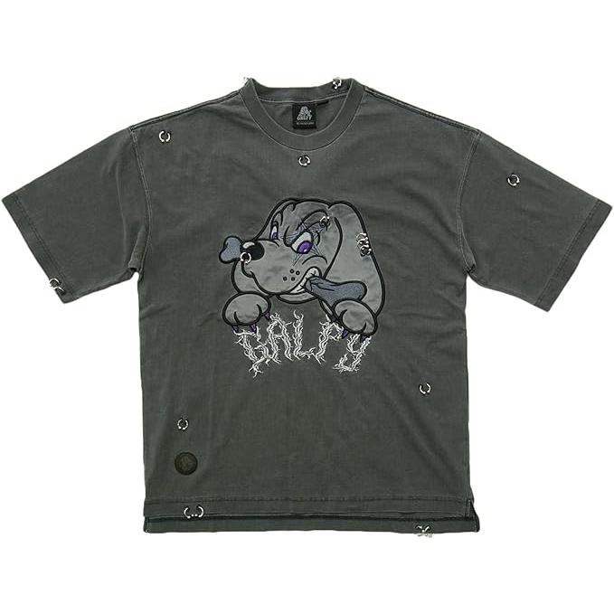 GALFY（ガルフィー） 半袖Tシャツ 162028 バチバチピアス Tee