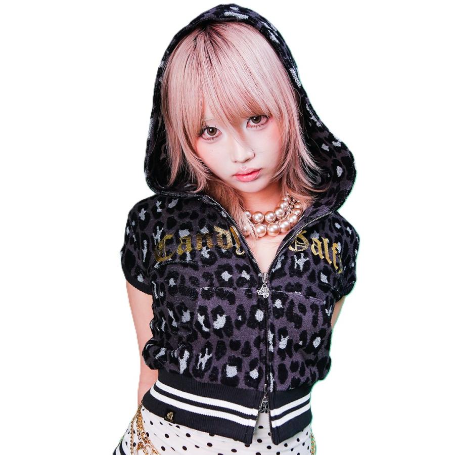 新品タグ付き　キャンディガルフィ　Candy Gaffy 半袖　ジャージパーカー GALFY（ガルフィー） キャンディー CANDY GALFY ガラ悪GALパーカー