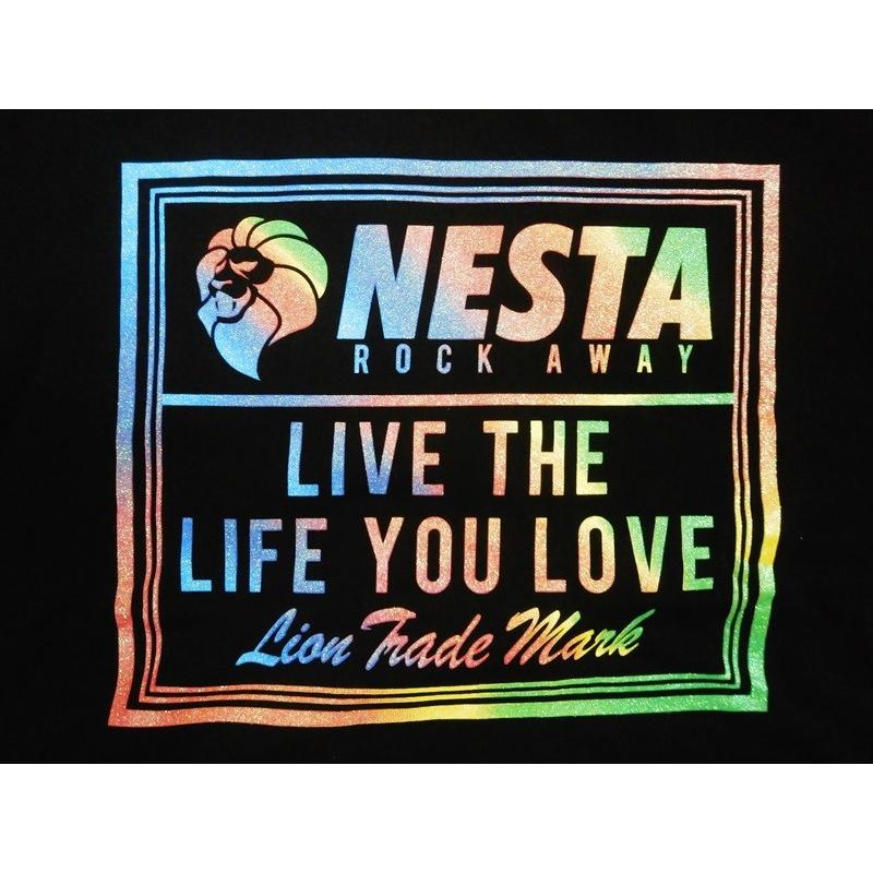 Nesta Brand ネスタブランド Han Kun コラボ 半袖ｔシャツ 192nb1010 スペクトル レインボー ロゴプリント ｔシャツ ブラック 192nb1010 ブロスクロージング 通販 Yahoo ショッピング