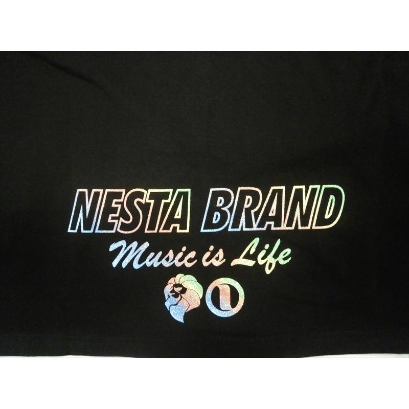 NESTA BRAND ネスタブランド×HAN-KUN コラボ 半袖Tシャツ 192NB1010 スペクトル レインボー ロゴプリント T