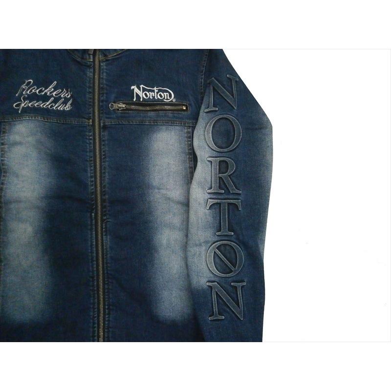 ノートン（NORTON） ジャケット 201N1602 ストレッチ 袖 エンボス 