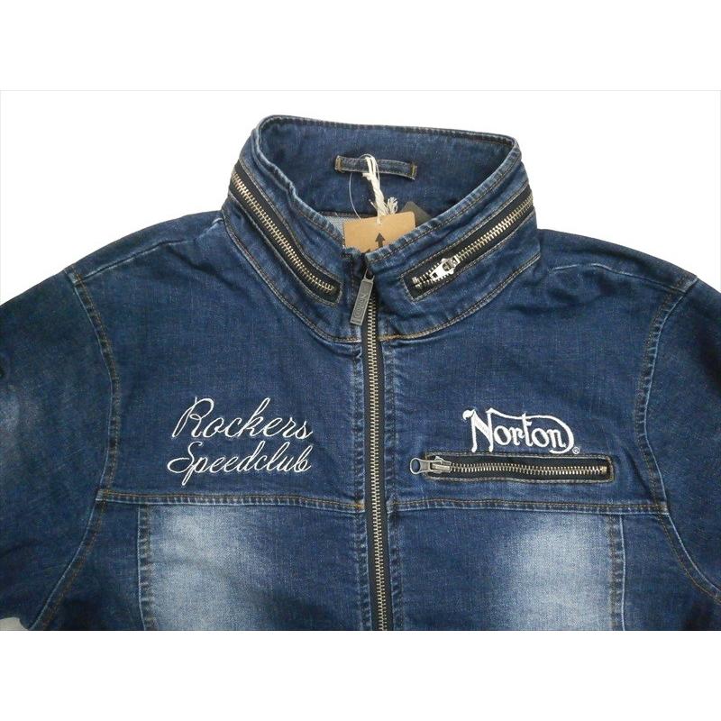 ノートン（NORTON） ジャケット 201N1602 ストレッチ 袖 エンボス 