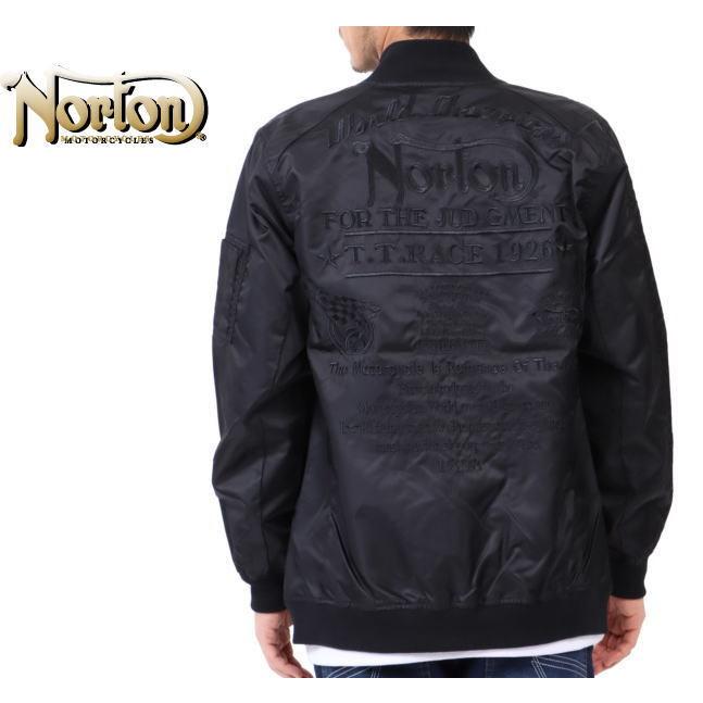 ノートン（NORTON） ma-1フライトジャケット 211N1601 撥水 ロゴ刺繍
