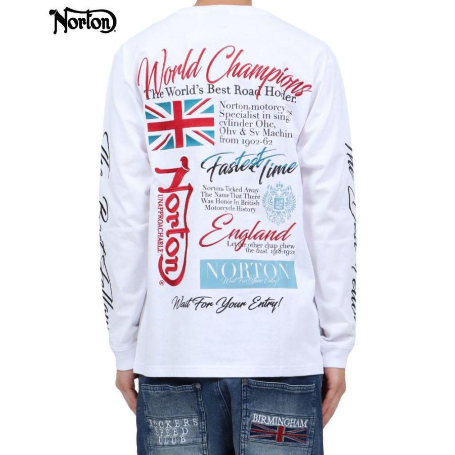 ノートン（NORTON） 長袖Tシャツ 253N1100 ユニオンジャック MAX 刺繍