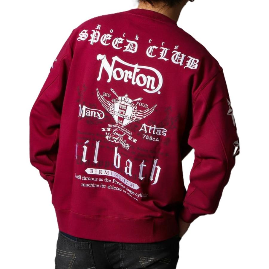 ノートン（NORTON） トレーナー 253N1300 BIG4 MAX 刺繍&プリント