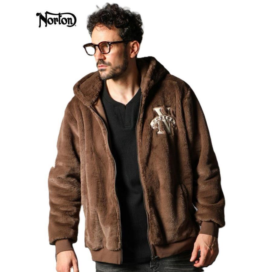 ノートン（NORTON） パーカー 253N1309 ストレートボア フルジップ