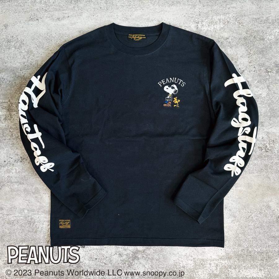 SNOOPY FLAGSTAFF フラッグスタッフ×スヌーピー PEANUTS コラボ 長袖T 