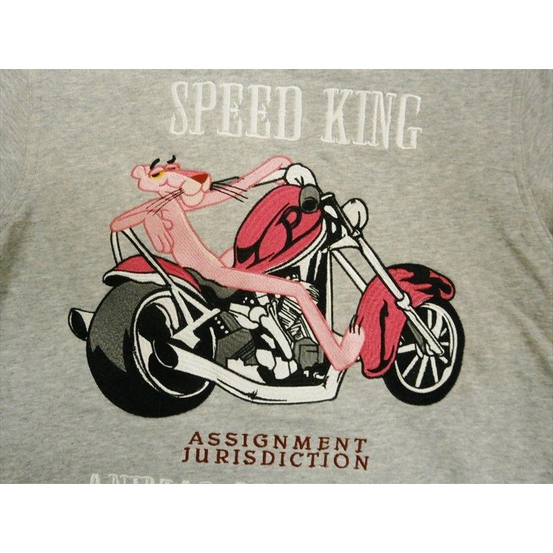 フラッグスタッフ ピンクパンサー コラボ パーカー 刺繍 プリント ピンクパンサー バイク 裏毛 フルジップパーカー グレー b ブロスクロージング 通販 Yahoo ショッピング