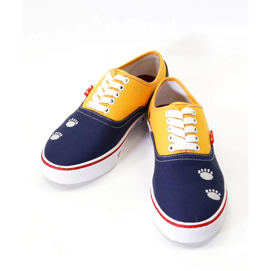 Pandiesta パンディエスタ キックス 錦 スニーカー 5622 パンダ刺繍 生地切替 キャンバス ローカットスニーカー イエロー 5622 ブロスクロージング 通販 Yahoo ショッピング