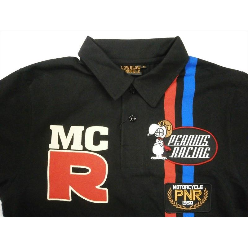 PEANUTS×LOWBLOW KNUCKLE/ローブローナックル コラボ半袖ポロシャツ