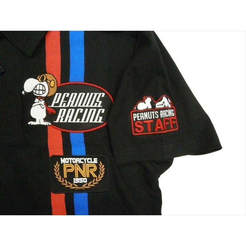 PEANUTS×LOWBLOW KNUCKLE/ローブローナックル コラボ半袖ポロシャツ