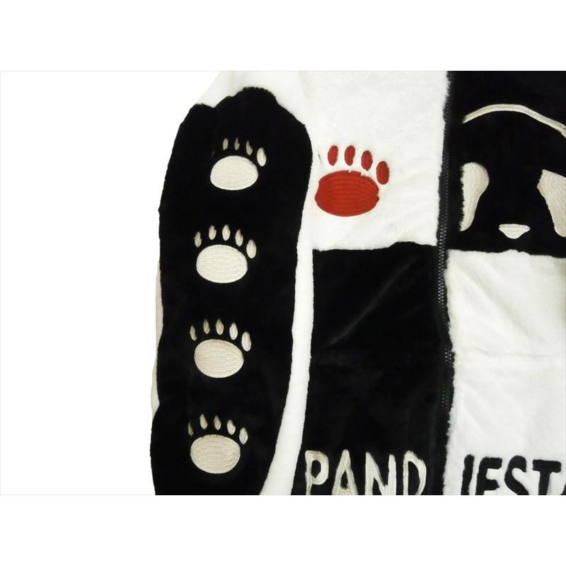 サブカルフェイクファーパンダジャケット
