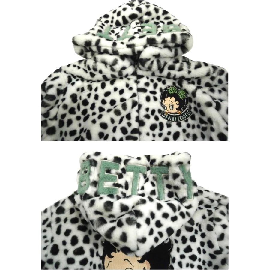 BETTY BOOP ローブロー・ナックル×ベティーブープ フェイクファー 