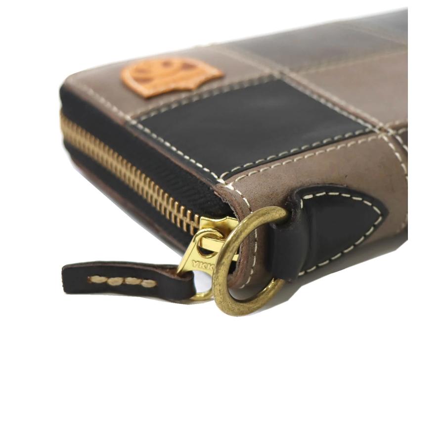 パンディエスタ　長財布　ウォレット　美品 パンディエスタ PANDIESTA レザー ロング ウォレット 型押総柄