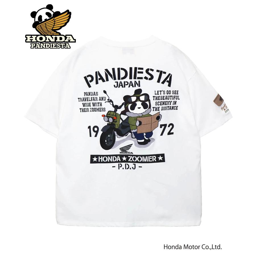 PANDIESTA（パンディエスタ） PANDIESTA×Honda(ホンダ) コラボ 半袖T