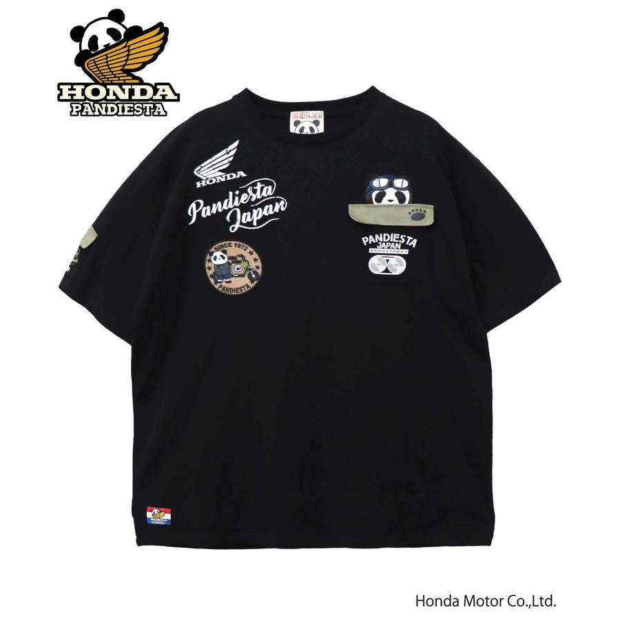 PANDIESTA（パンディエスタ） PANDIESTA×Honda(ホンダ) コラボ 半袖T