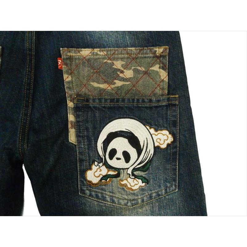 PANDIESTA（パンディエスタ） ジーンズ 592880 熊猫印 風神雷神パンダ