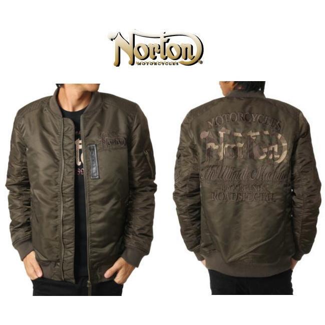Norton ノートン ma-1フライトジャケット 63N1706 刺繍 MA-1 