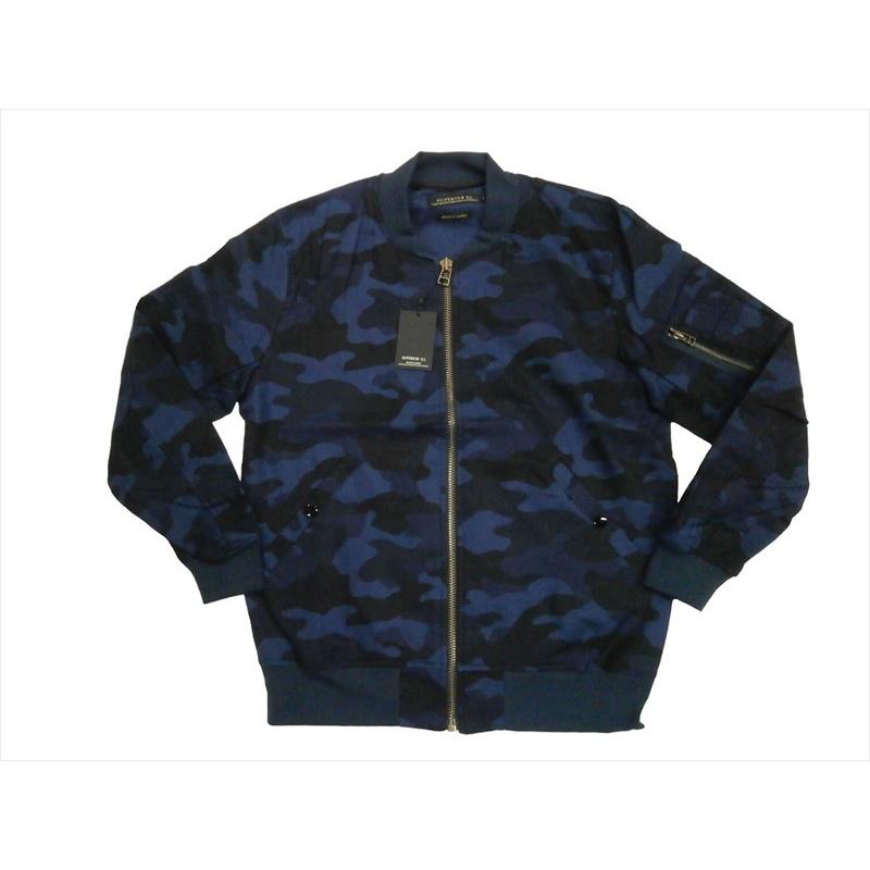 VINTAGE E.L. ma-1 76334 綿麻素材 カモフラ柄 MA-1タイプ・フライト