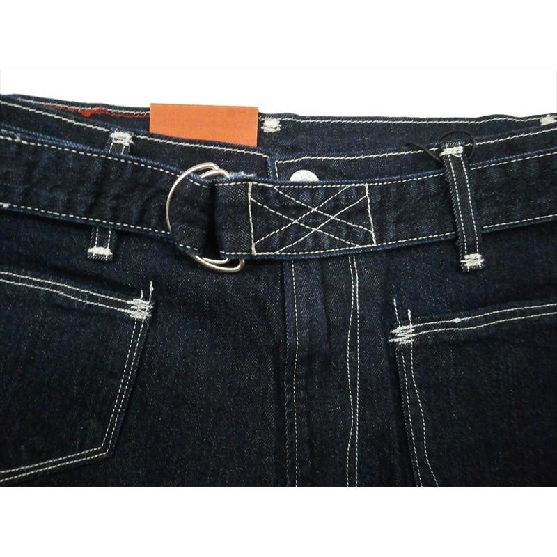 深ゆるまたサルエルデニムパンツ S M L LL 3L 4L 【メール便対応不可