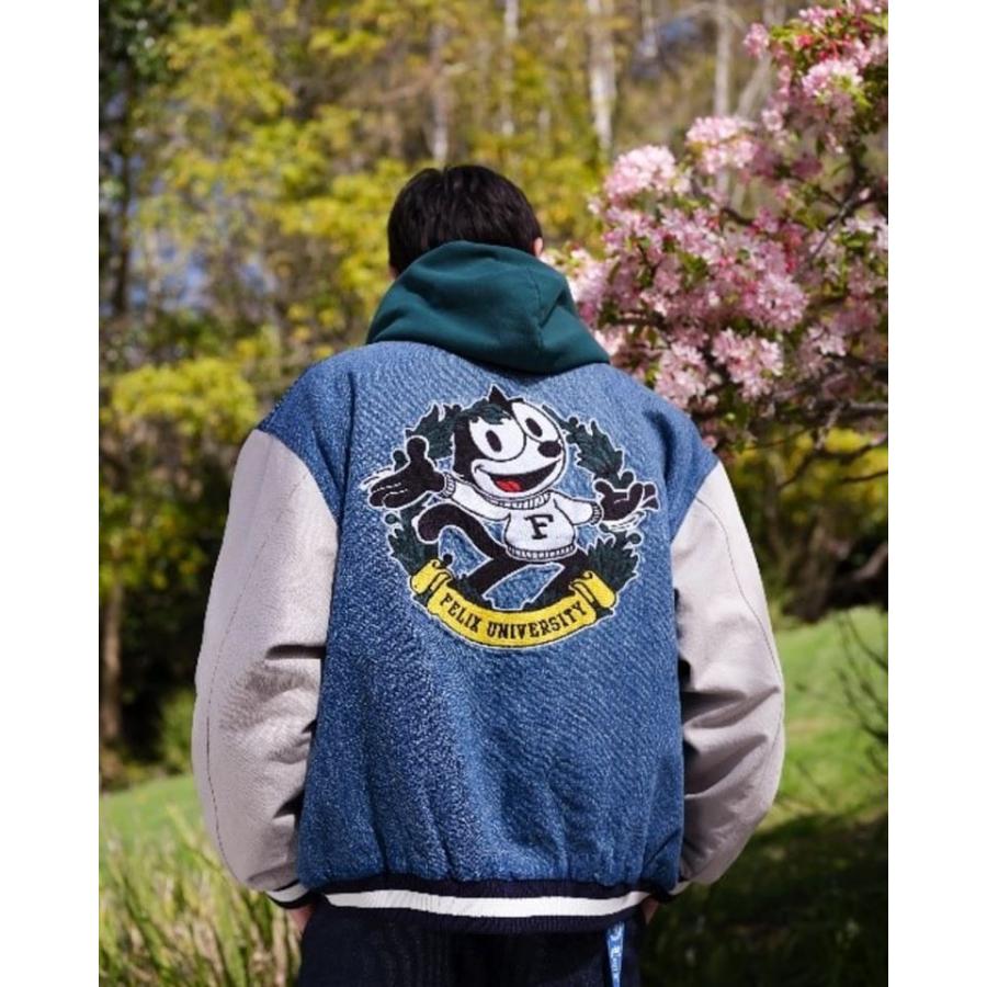 リーバイス Levi's×FELIX THE CAT スタジャン リバーシブル レターマン ジャケット 